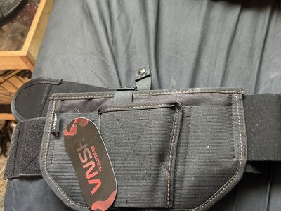 VNSH Holsters Black Concealed Carry Belly Band Holster