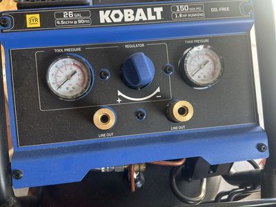Kobalt 26 gallon air compressor