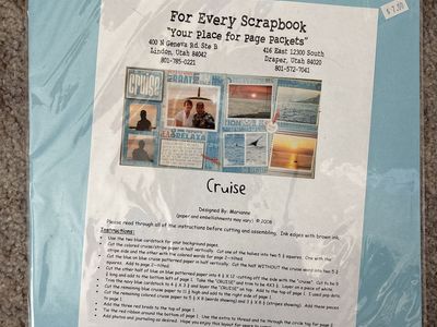 Cruise Scrapbook page
