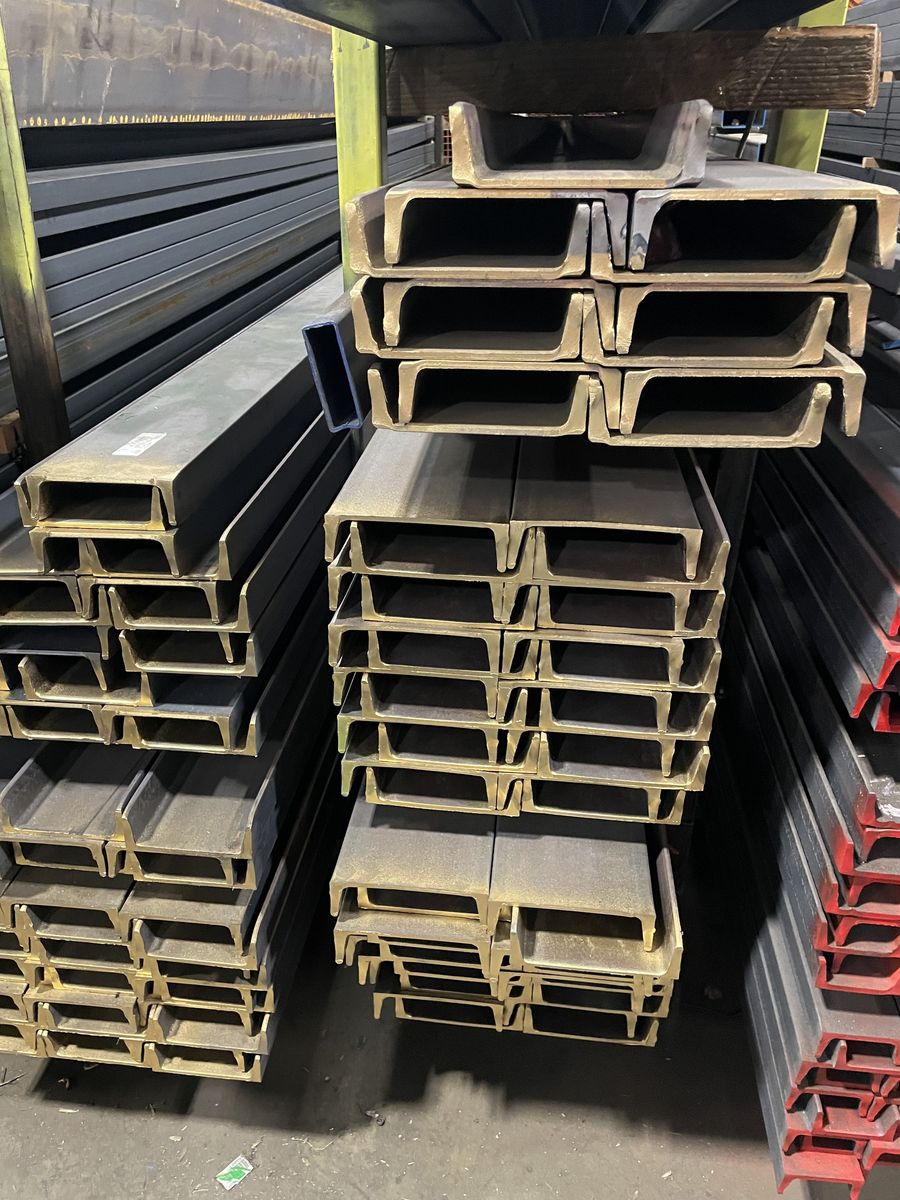 PRICED TO MOVE!! Steel Channel – 6" x 8.2# – Various Lengths – $4.39/ft