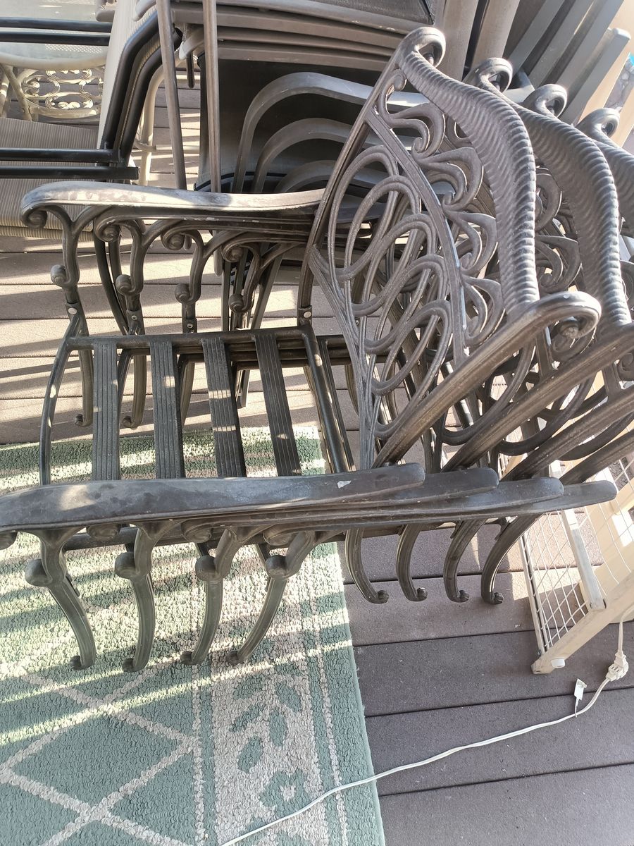 Cast Aluminum Patio Chairs