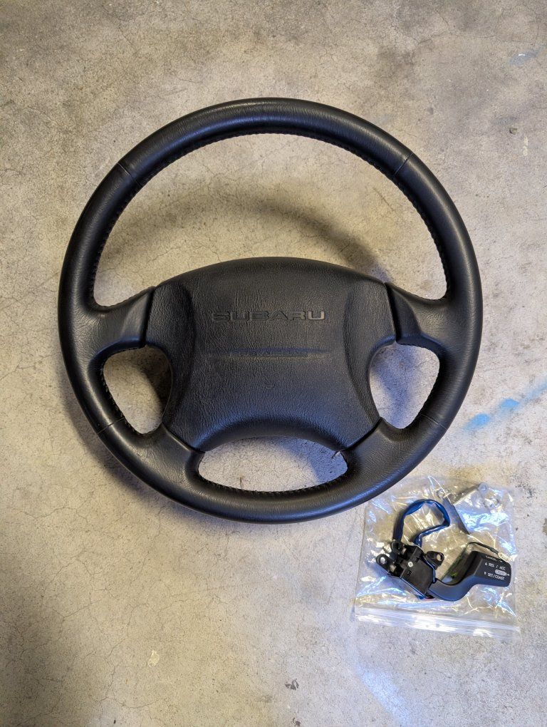 2004 Subaru 2.5rs steering wheel