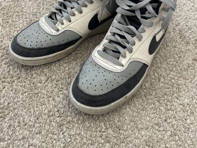 Size 8.5 - Nike Court Vision Next Nature Mid Light Smoke Grey Sail