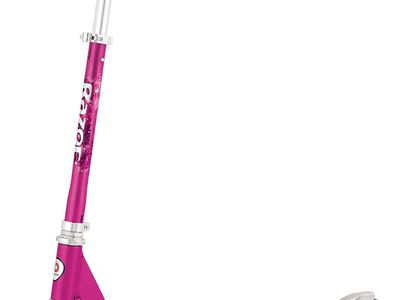 Razor A5 LUX Kick Scooter - Pink - FFP,38.6 Inch & A3 Kick Scooter for Kids Ages 8+ - Foldable, Lightweight, Large Wheels