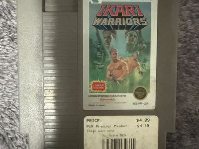 Ikari Warriors Nintendo NES Game Cartridge SNK Used