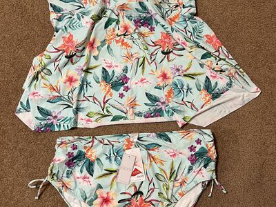 Plus Size Tankini Swimsuit Set
