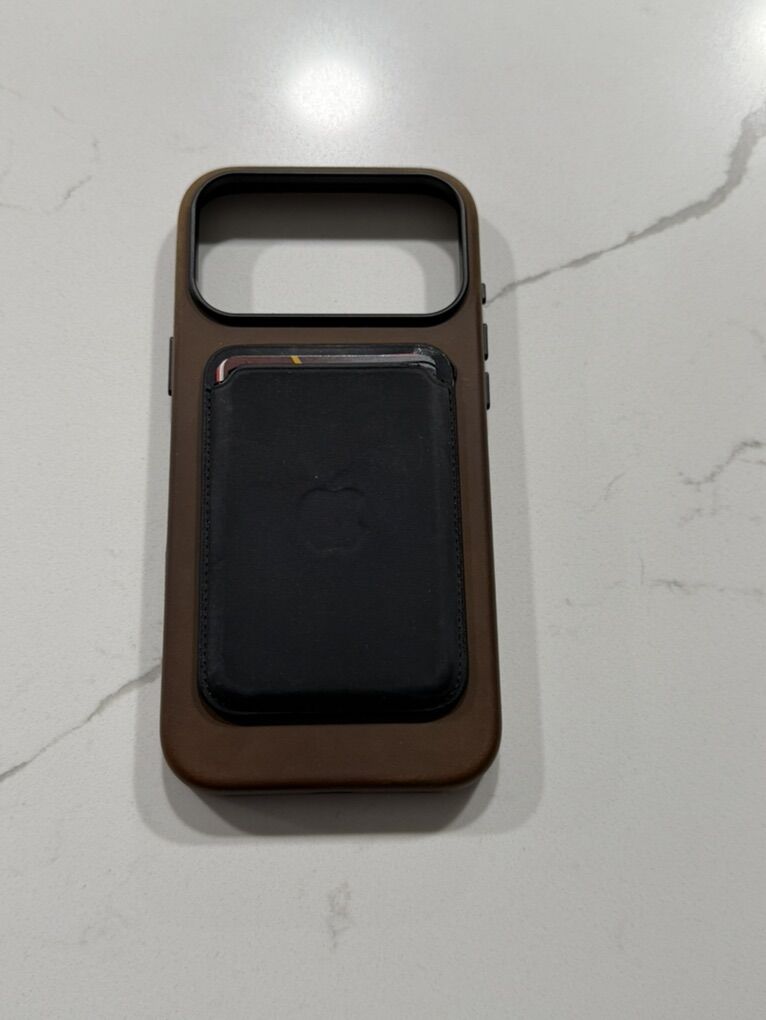 iPhone 17 Pro Max Apple Leather Wallet Case