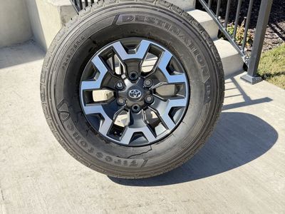 Toyota Tacoma Rims and Tires 245/75R16 Firestone