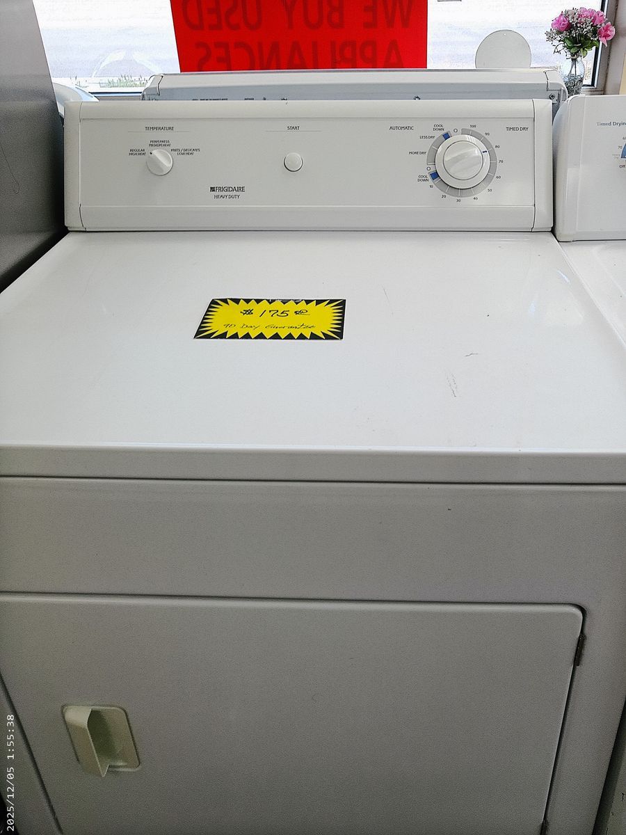 White Electric Dryer~Works Great~90 Day Guarantee