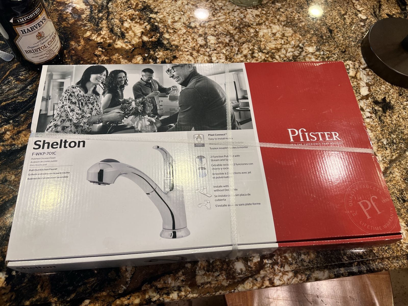 NEW sealed in box Pfister Shelton Pull Out Kitchen Faucet