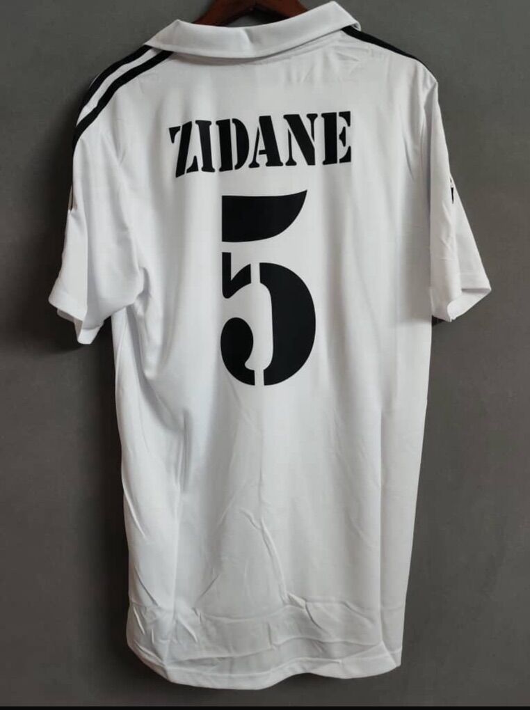Zidane #5 | XL | Real Madrid 2001-02 Home Jersey