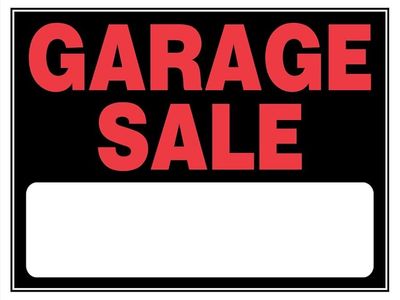Sandy Garage Sale