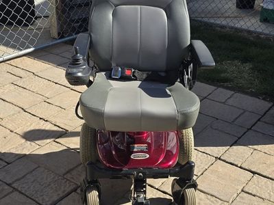 Shoprider Jimmie Power Chair Electric Mobility Scooter Burgundy