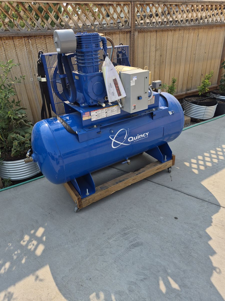 Brand new Quincy 10 hp /120 gal