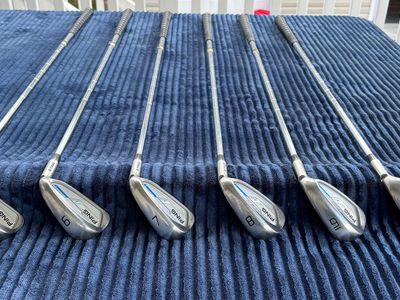 Ping iE irons (1/2-inch extended) 5-PW