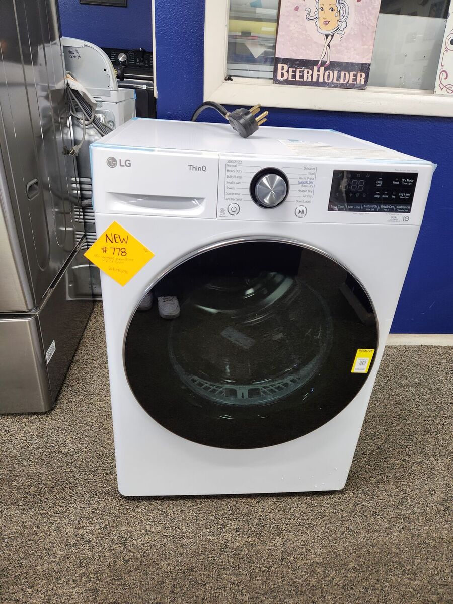 STUNNING BRAND NEW! LG THINQ VENTLESS 24" FRONTLOAD DRYER!