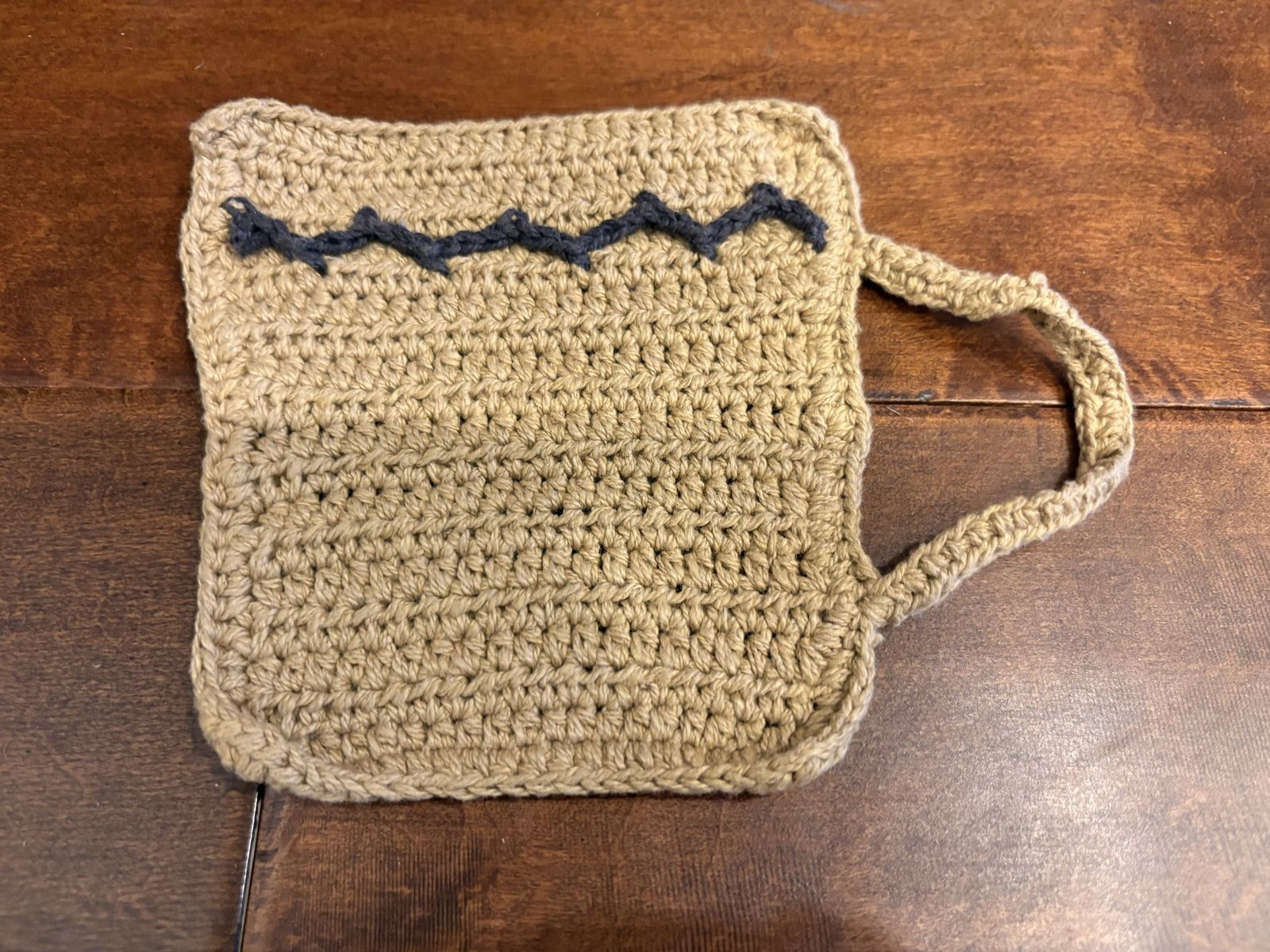 New Crocheted Coaster Shaped Like a Mug