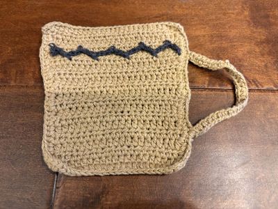 New Crocheted Coaster Shaped Like a Mug