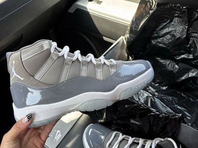 Air Jordan 11 Retro Cool Grey Men's Basketball Shoes with Original Box - Size 7