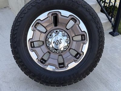 Ford F350 King Ranch Rims and Tires 295/60R20 Open Range All Terrain