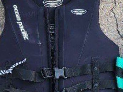 life vest/jacket, Neoprene, ocean pacific, black, XXL;