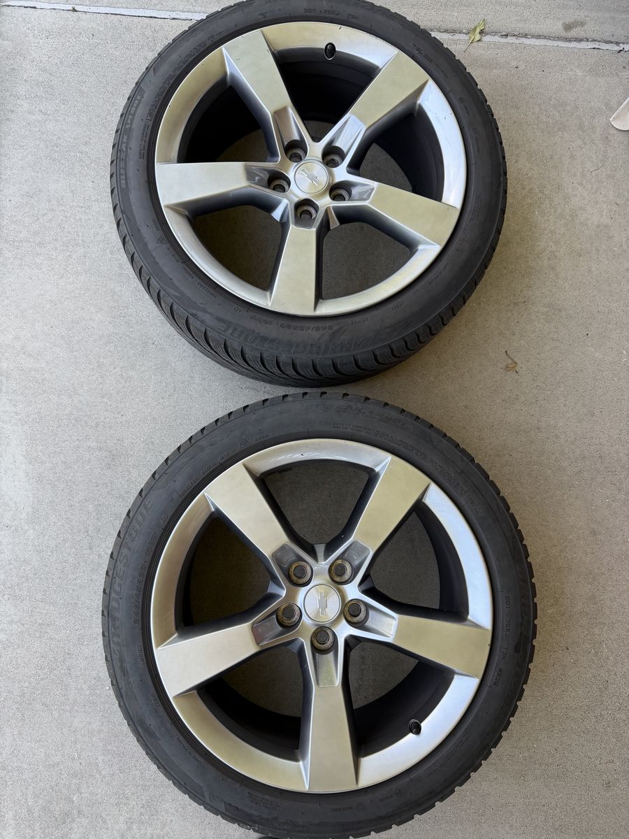 2010 Camaro, SS 20X9 rear wheels.