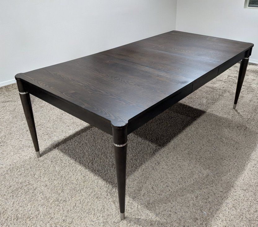 Coaster Reseda 63-81" Extension Leaf Dining Table Ash Brown