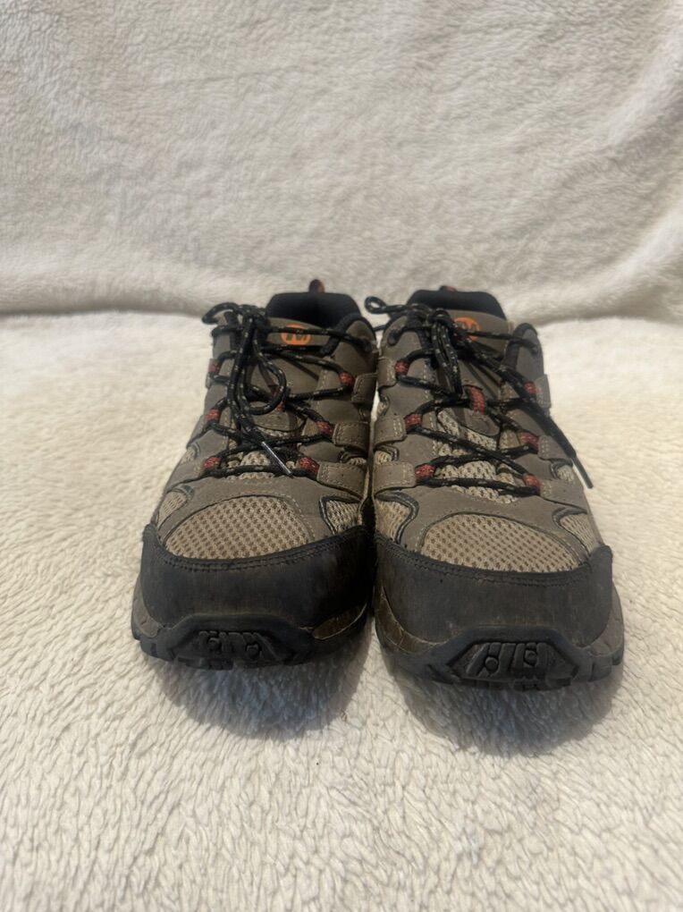 Merrell Youth 7 Beige Mesh/Leather Hiking Shoes