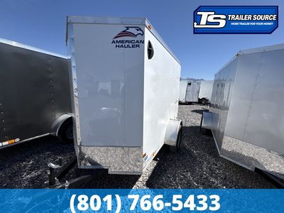 5x8 American Hauler Arrow Deluxe Enclosed Cargo Trailer - 6'0" Interior - 3.5K GVWR - Barn Doors, Side Door