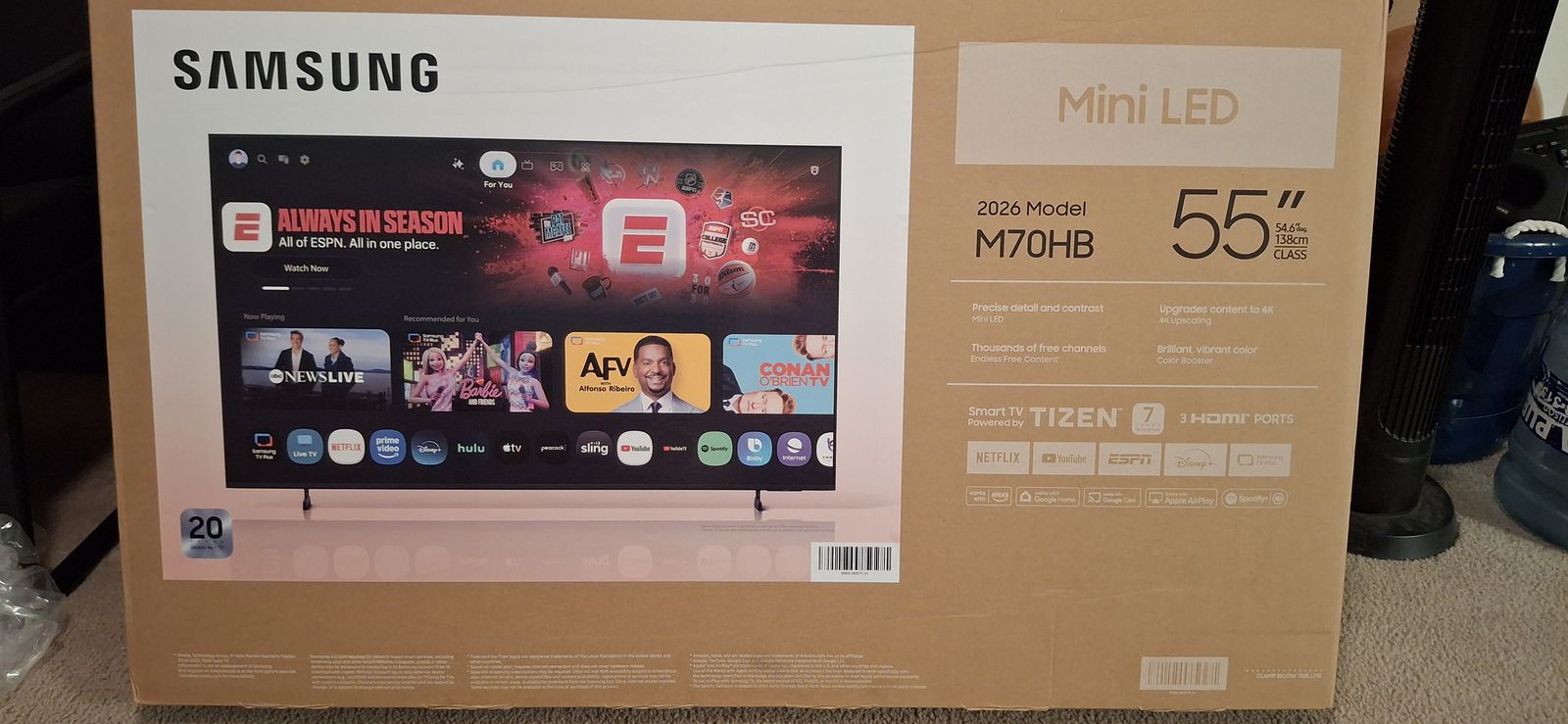 Samsung 55" LED Television