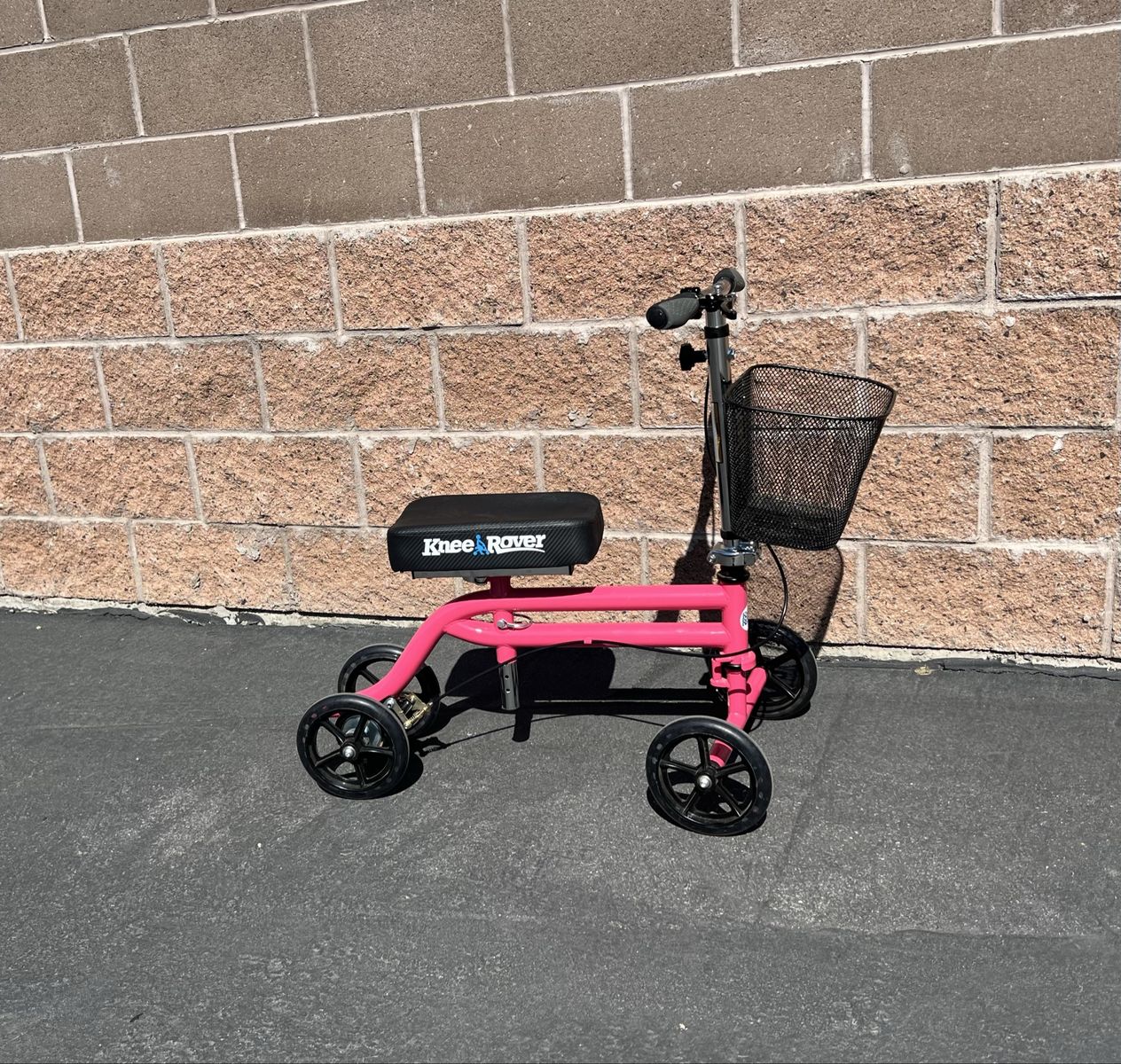 Pink Knee Rover Scooter With Basket