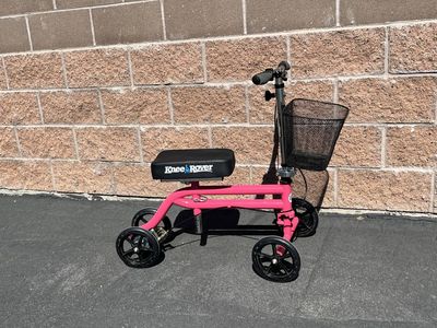 Pink Knee Rover Scooter With Basket