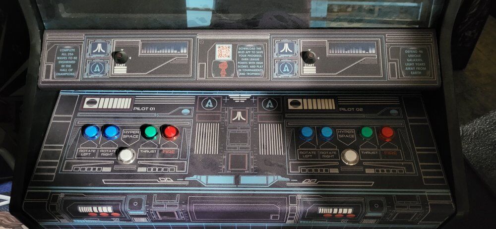 Asteroids Recharged arcade cabinet