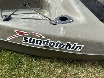 We have 2 Sun Dolphin Journey 10 SS Sit-on-Top Kayak - Olive Green, Includes Paddles