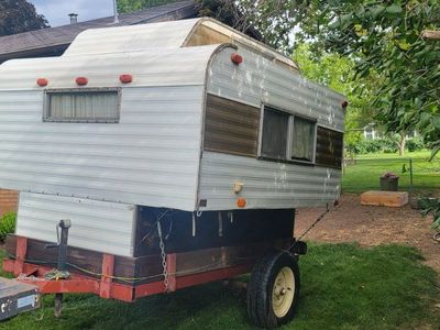 Title: Vintage 1970's Custom Camper Trailer (2" Ball)