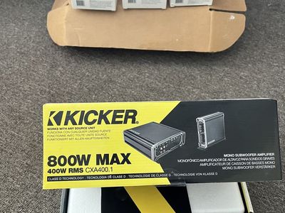 New Kicker Amp and accessories