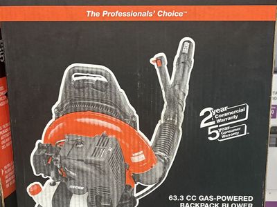 NEW ECHO 233 MPH 651 CFM 63.3cc Gas 2-Stroke Backpack Leaf Blower