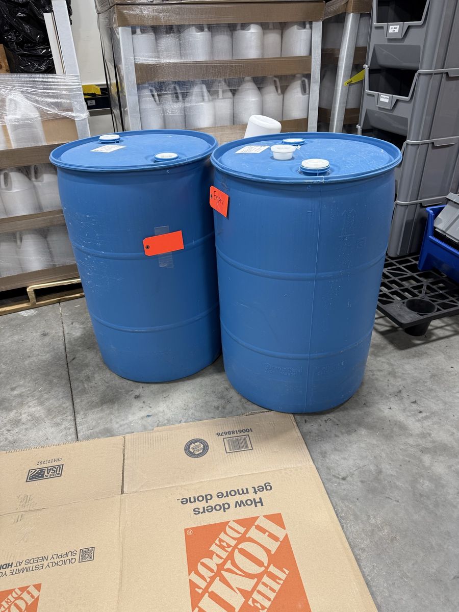 55 Gallon Food Grade Industrial Plastic Drums