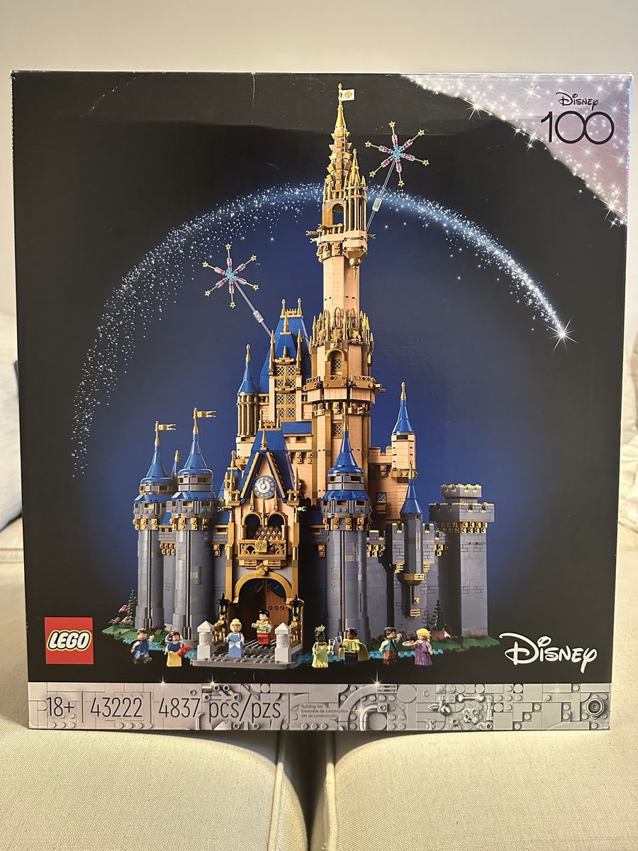 New LEGO Disney Castle 43222 100th Anniversary Set - 4837 Pieces, Adult Collector Model