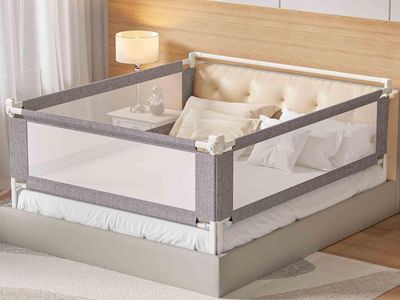 3-Piece Full Size Height Adjustable Baby/Toddler Bed Rail