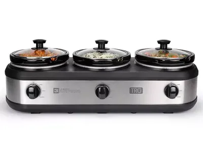 Triple Slow Cooker/ Buffet Style Crock Pot