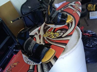 Hydroslide Revolution Kneeboard Wakeboard Combo with Strap - Used