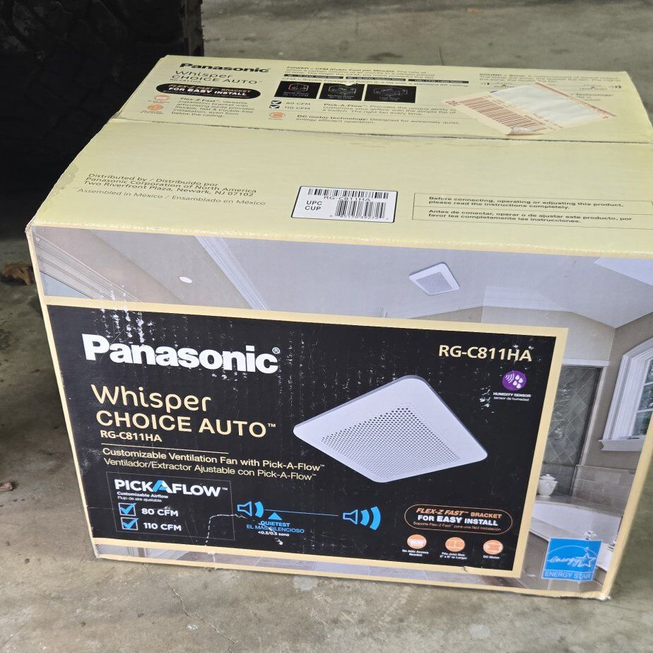 Panasonic whisper choice auto shower fab