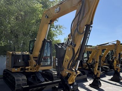 Cat 308 for Rent, Angle Blade and Thumb, Multiple Bucket Options