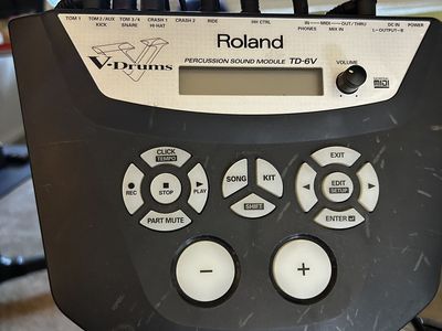 Roland TD-6V Electronic V-Drums Set - Black