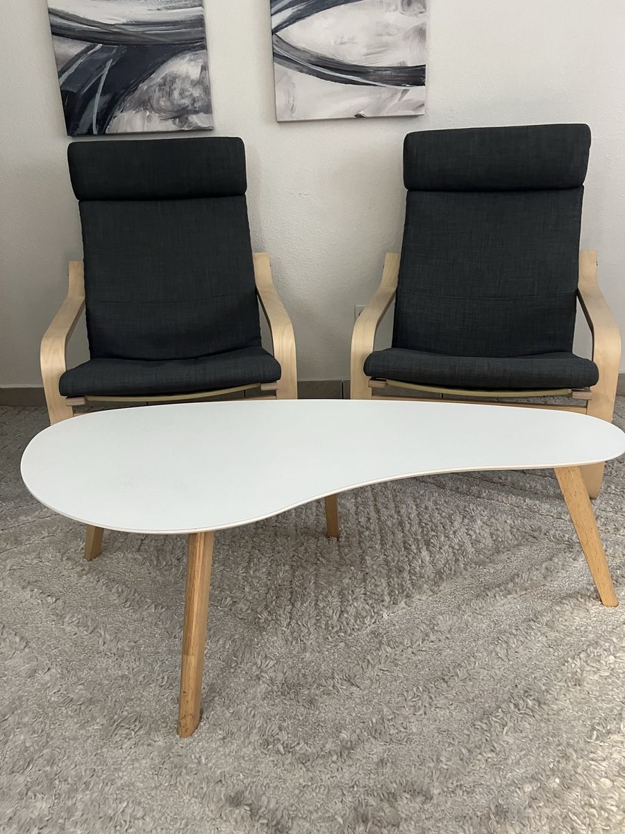 Armchairs + Free Coffee Table