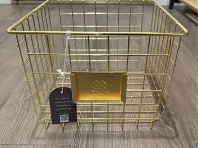 Gold Wire Baskets - Many Available
