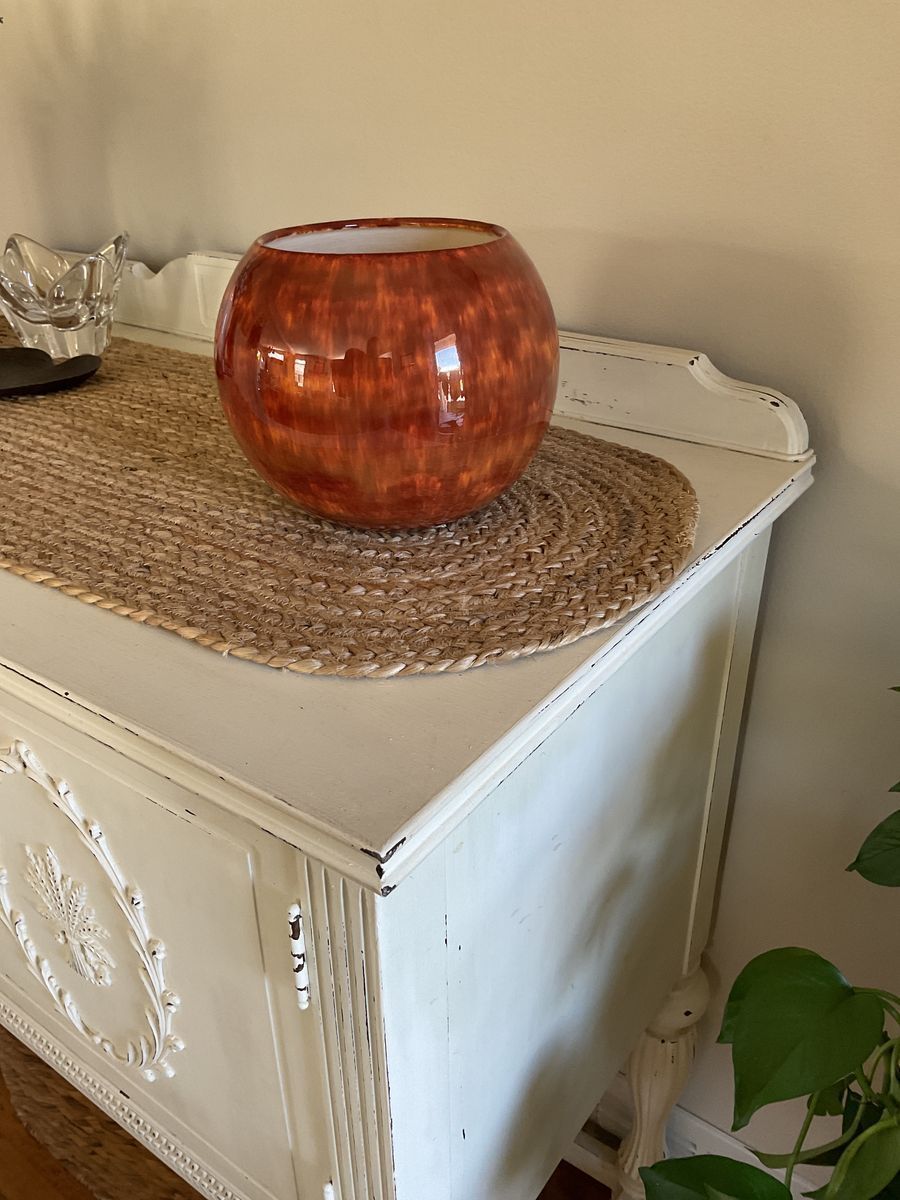 VTG Arnels  70’s Drip Glaze Ceramic Pot