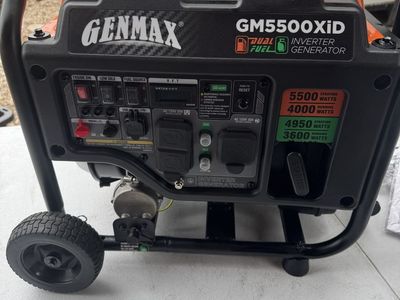 5,500/4,000-Watt Genmax Dual Fuel Open Frame Inverter With CO Sensor + Clean Inverter Technology
