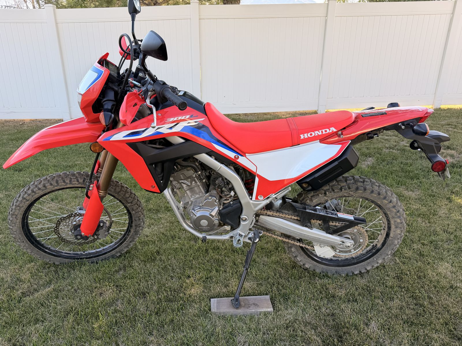 2024 Honda CRF300L with 325 miles